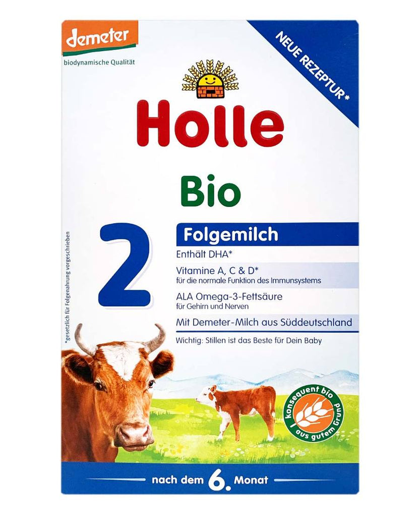 Holle Stage 2 Organic Infant Formula with DHA 400g Baby Gluten Free GMO Free Vitamin A C D healthy immune system nutrients