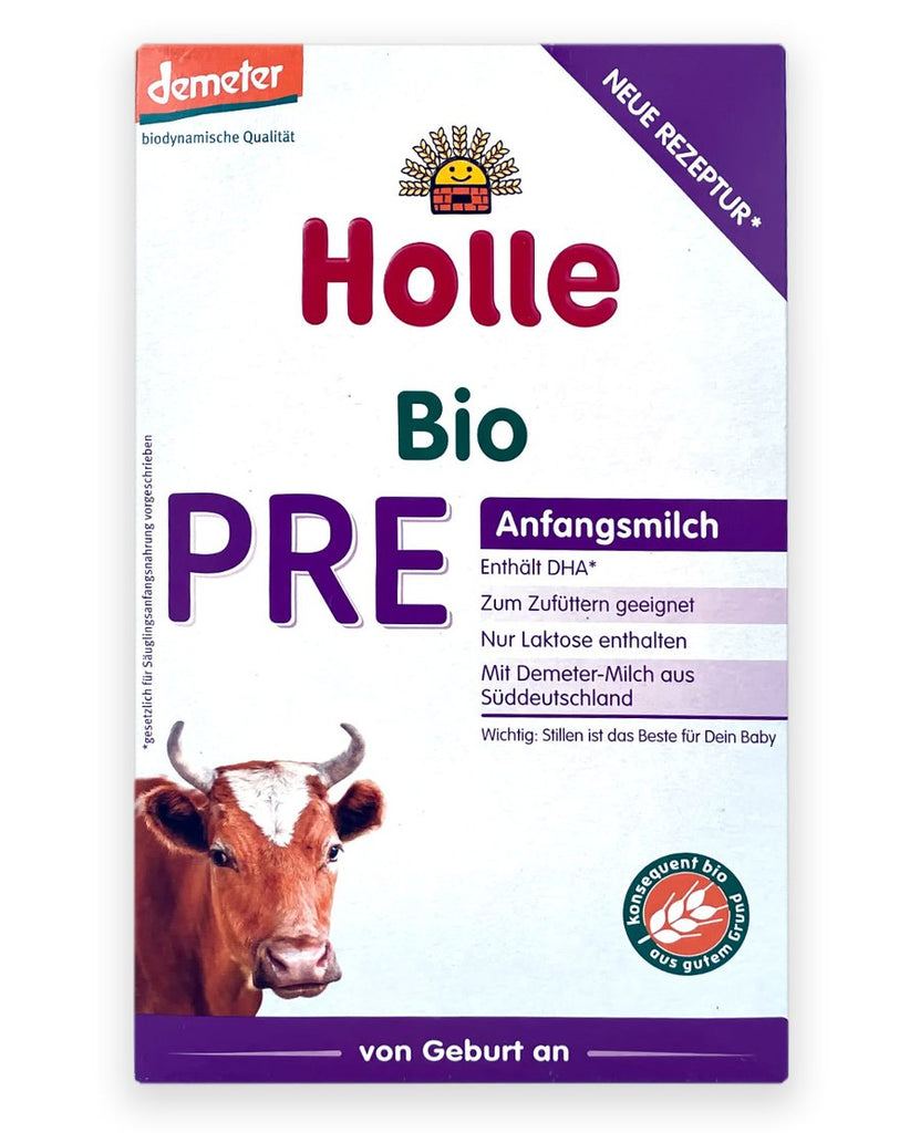 Holle Stage Pre Organic Infant Formula with DHA 400g Baby Gluten Free GMO Free Vitamin A C D healthy immune system nutrients