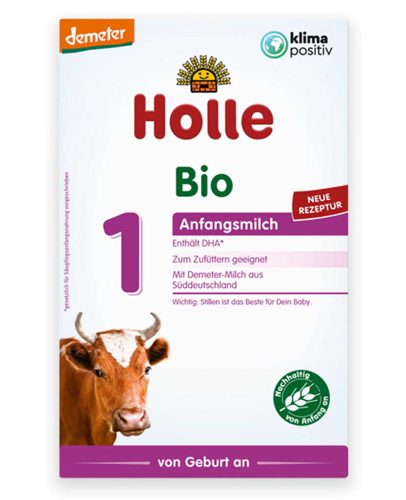 Holle Stage 1 Organic Infant Formula with DHA 400g Baby Gluten Free GMO Free Vitamin A C D healthy immune system nutrients