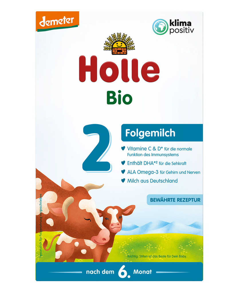 Holle Organic Cow Milk Baby Infant Formula Stage 2