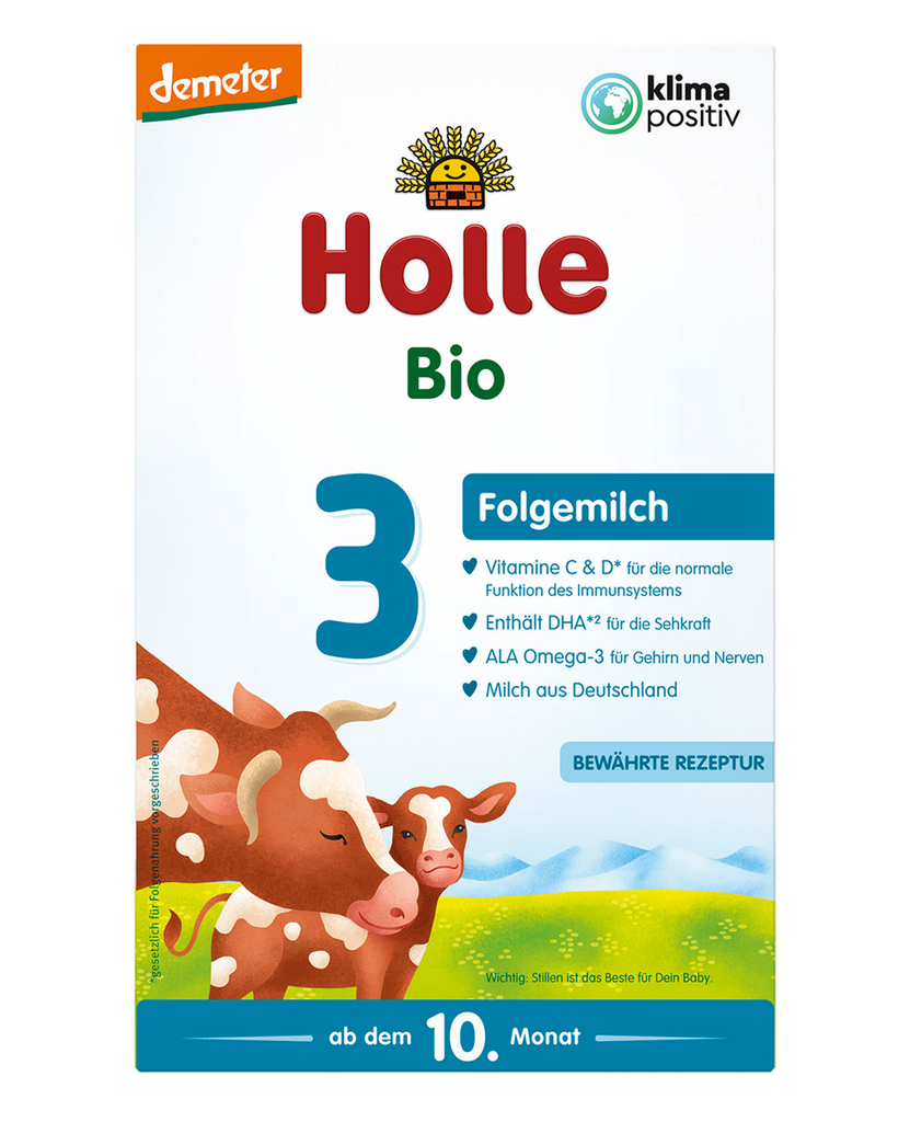 Holle Organic Cow Milk Baby Infant Formula Stage 3