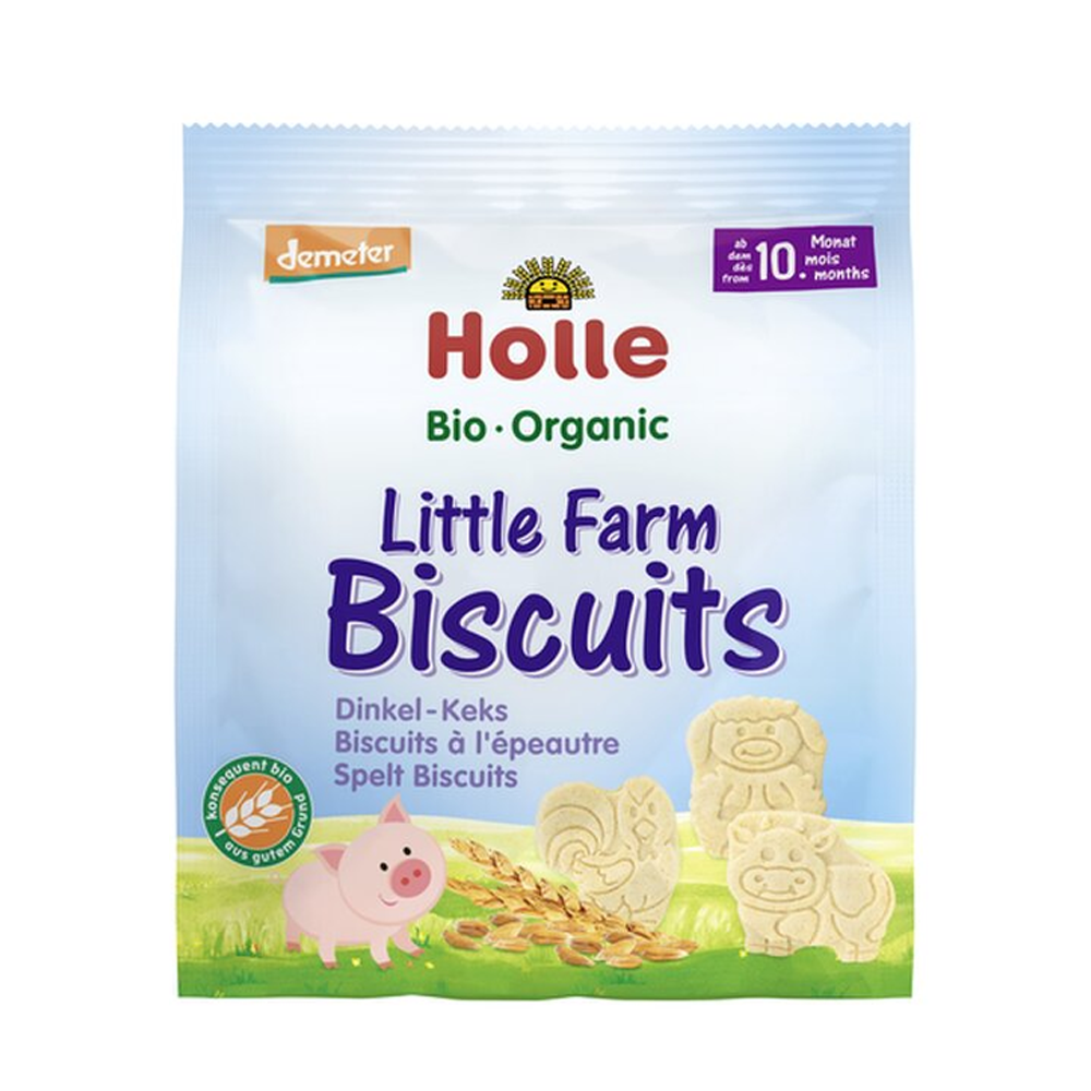 Holle Organic Little Farm Biscuits Spelt Cookie Perfect Baby Snack