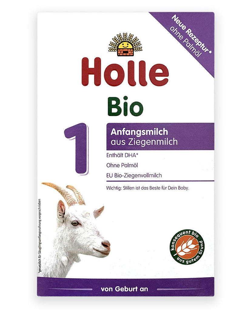 Holle Stage 1 European Formula Goat Milk Organic Infant Formula with DHA 400g Baby Gluten Free GMO Free Vitamin A C D healthy immune system nutrients from birth organic no soy