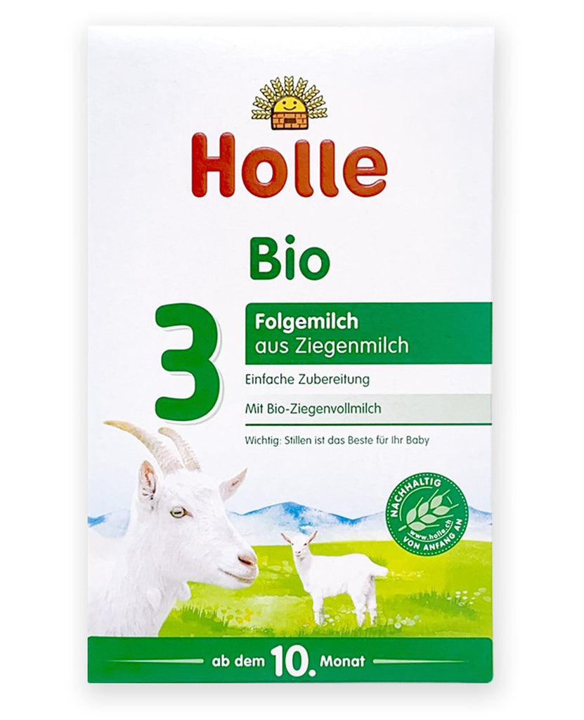 Holle Stage 3 Goat Milk Organic Infant Formula with DHA 400g Baby Gluten Free GMO Free Vitamin A C D healthy immune system nutrients