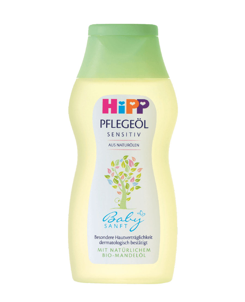 HiPP Baby Oil European natural oils suitable gentle calms nourishes skin intensively dry skin