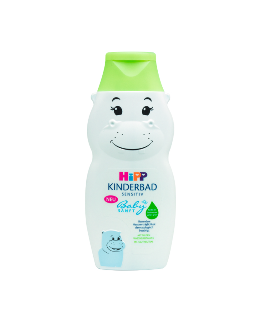 HiPP Kinderbad Childrens Bathing Foam Baby Care cleans soft skin gently natural bathing soft foam