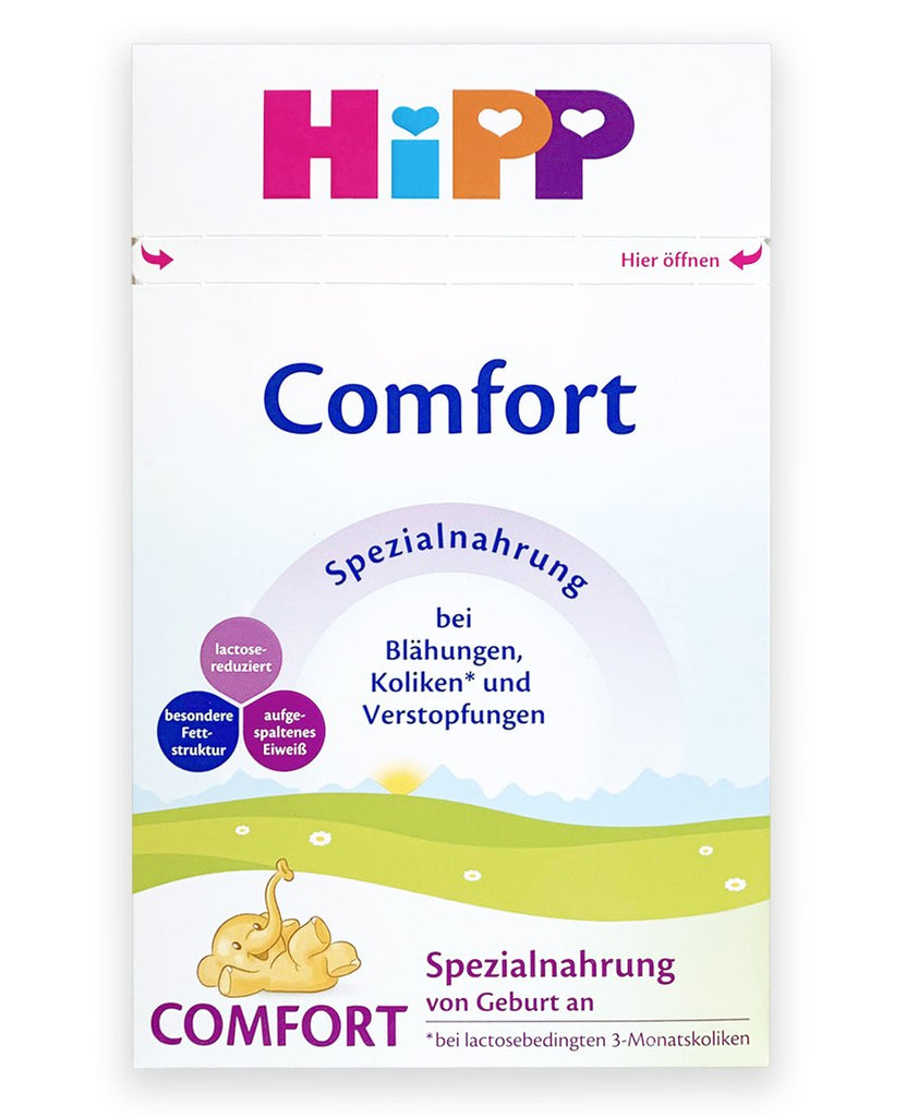 HiPP Comfort 600g Organic Infant Milk Formula Prebiotics Probiotics DHA ARA essential vitamins nutrients hypoallergenic gmo free